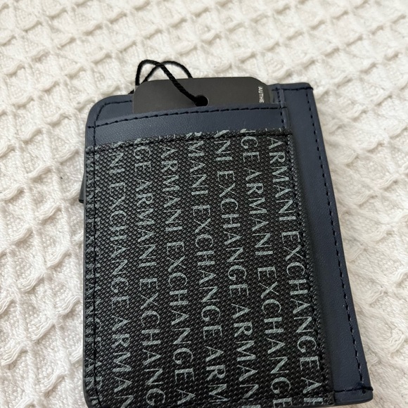 Armani Exchange All Over Logo Card Holder NWT - Picture 5 of 6